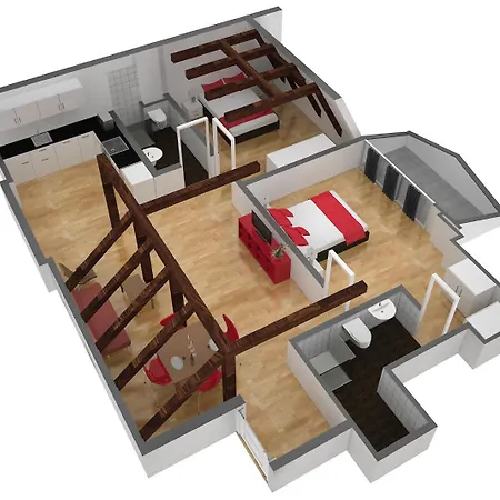 Hitrental Oerlikon Lägenhet *